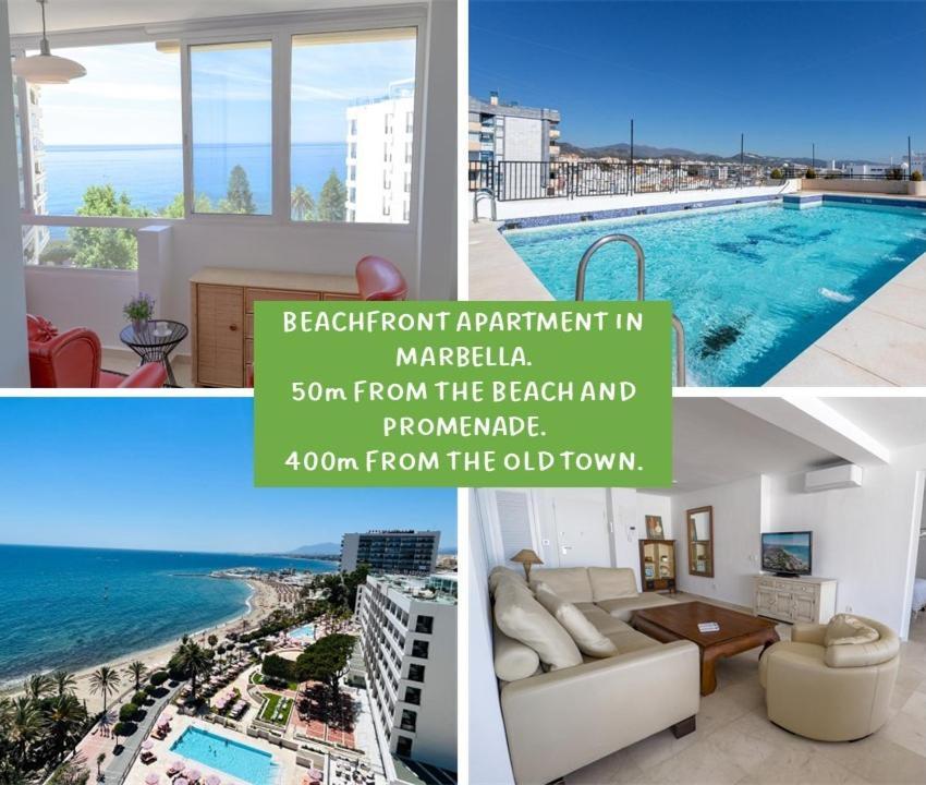 Marbella Centre Beachfront & Pool Extérieur photo
